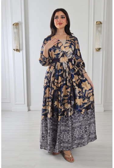 فستان منقوش لإطلالة مميزة 