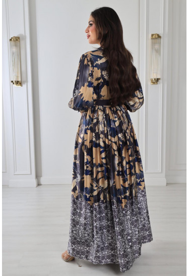 فستان منقوش لإطلالة مميزة 