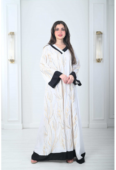 جلابية نسائية بتطريز خلاب جلابية نسائية بتطريز خلاب