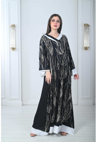 جلابية نسائية بتطريز خلاب جلابية نسائية بتطريز خلاب