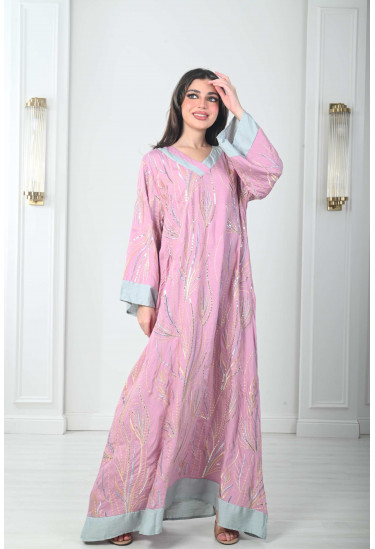 جلابية نسائية بتطريز خلاب جلابية نسائية بتطريز خلاب