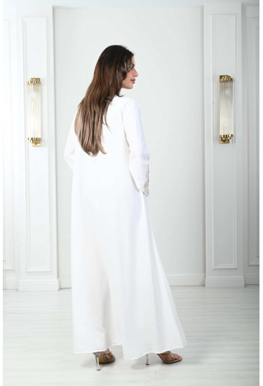 جلابية نسائية مطرزة تطريز جذاب 