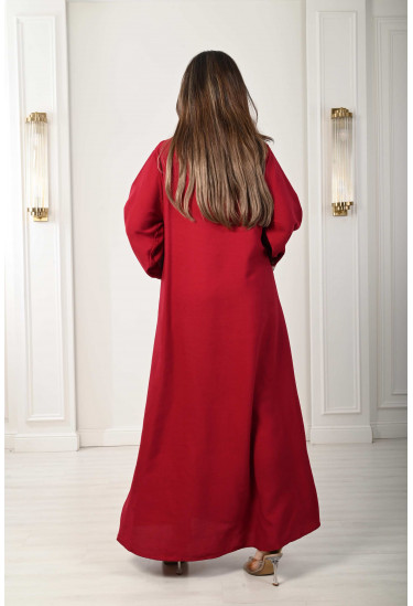 جلابية نسائية مطرزة تطريز جذاب 