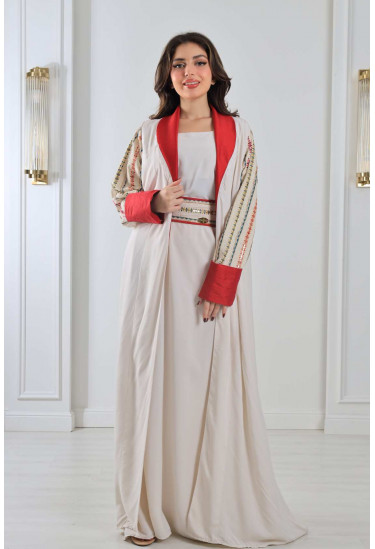 جلابية مغربية مطرزة فاخرة جلابية مغربية مطرزة فاخرة