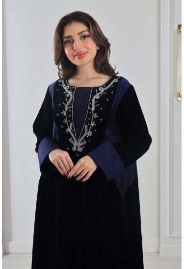 جلابية نسائية بأساور ستان جلابية نسائية بأساور ستان