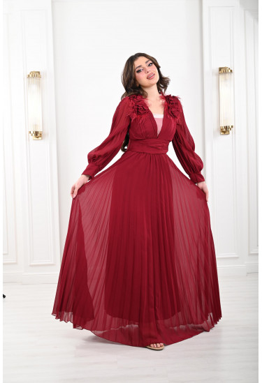 فستان نسائي بطلة انسيابية