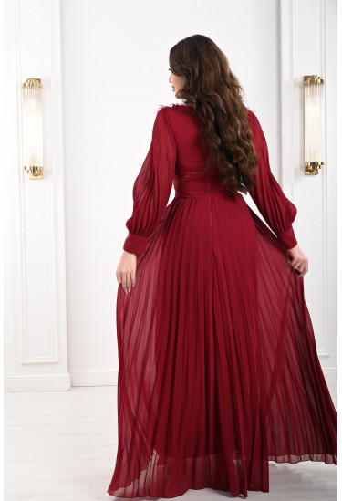 فستان نسائي بطلة انسيابية