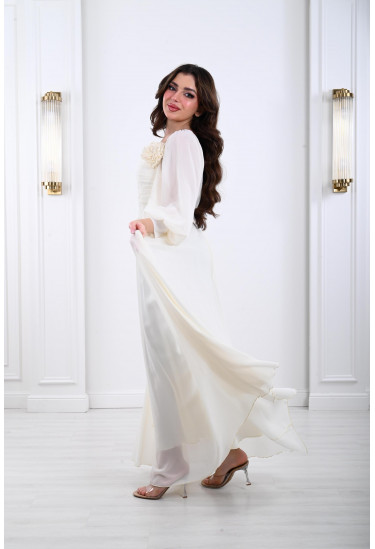  فستان نسائي بطلة انسيابية ناعمة