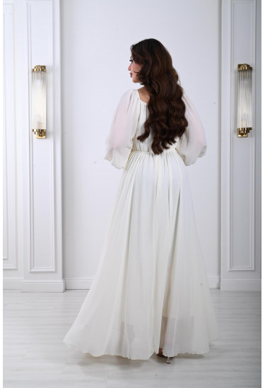  فستان نسائي بطلة انسيابية ناعمة