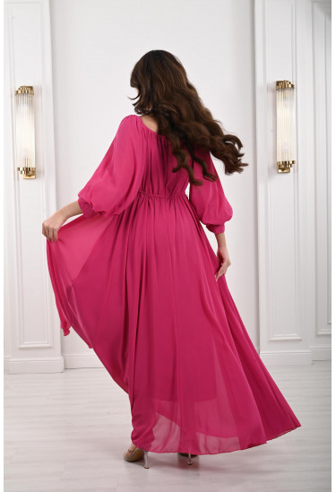  فستان نسائي بطلة انسيابية ناعمة