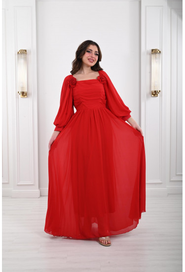  فستان نسائي بطلة انسيابية ناعمة