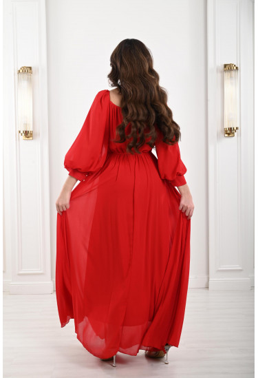  فستان نسائي بطلة انسيابية ناعمة