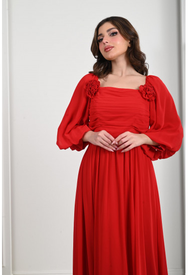  فستان نسائي بطلة انسيابية ناعمة