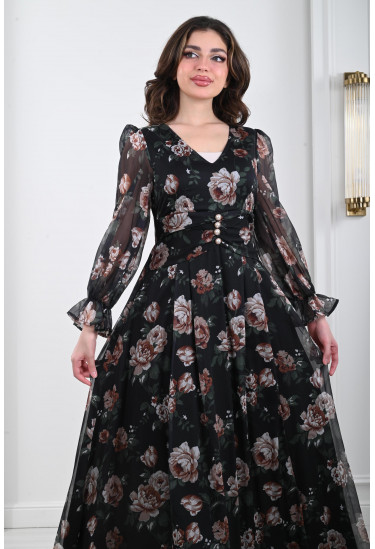 فستان مشجر نسائي 