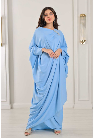 جلابية نسائية فضفاضة نمط لف جلابية نسائية فضفاضة نمط لف