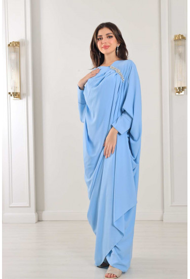 جلابية نسائية فضفاضة نمط لف جلابية نسائية فضفاضة نمط لف