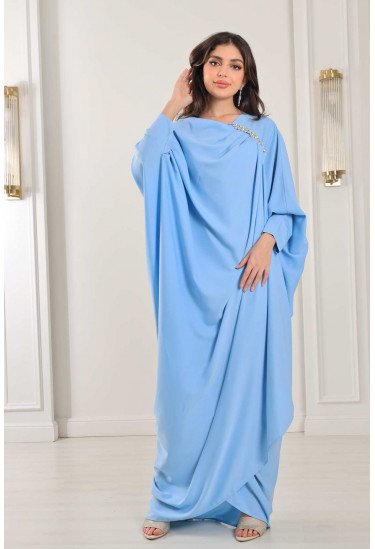 جلابية نسائية فضفاضة نمط لف جلابية نسائية فضفاضة نمط لف