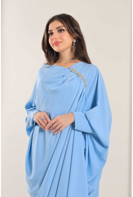 جلابية نسائية فضفاضة نمط لف 