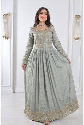 جلابية نسائية نمط كسرات البيليسيه