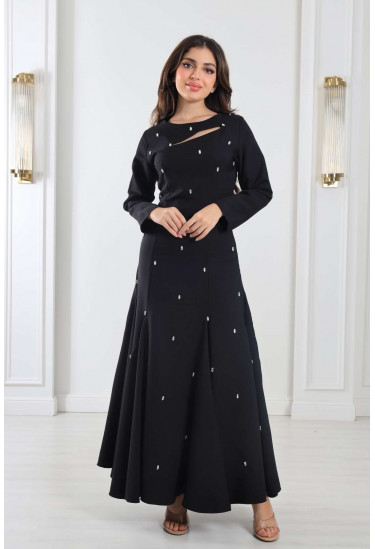 فستان سهرة نسائي بقصة ميرميد 