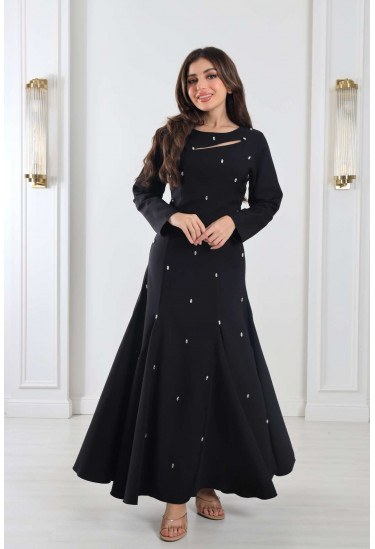 فستان سهرة نسائي بقصة ميرميد 