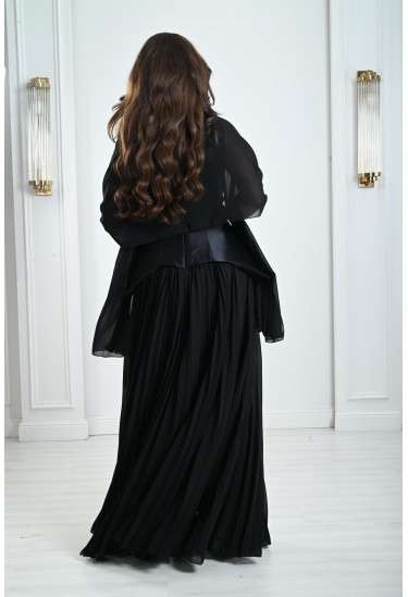 فستان نسائي نمط عقدة على الصدر فستان نسائي نمط عقدة على الصدر