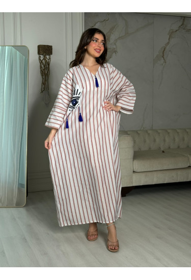 جلابية أنيقة مخططة جلابية أنيقة مخططة