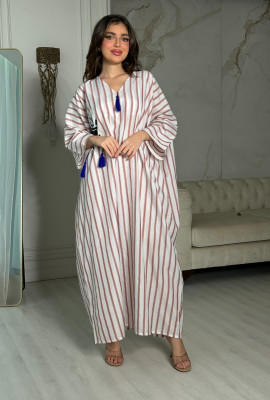 جلابية أنيقة مخططة جلابية أنيقة مخططة