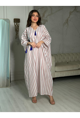 جلابية أنيقة مخططة 