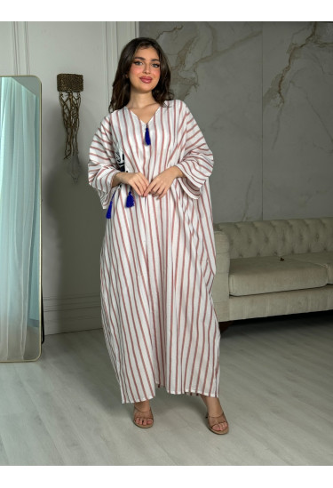 جلابية أنيقة مخططة جلابية أنيقة مخططة