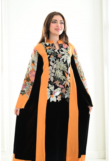 جلابية نسائية مطرزة 