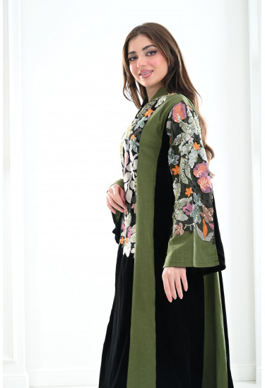 جلابية نسائية مطرزة 