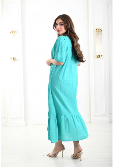 جلابية ميدي مزخرفة