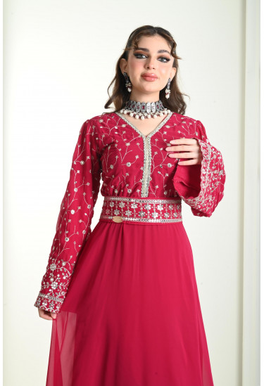 جلابية نسائية مزخرفة 