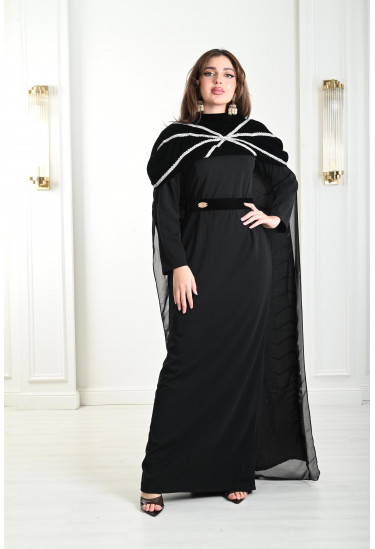 فستان نسائي بكيب مبطن 