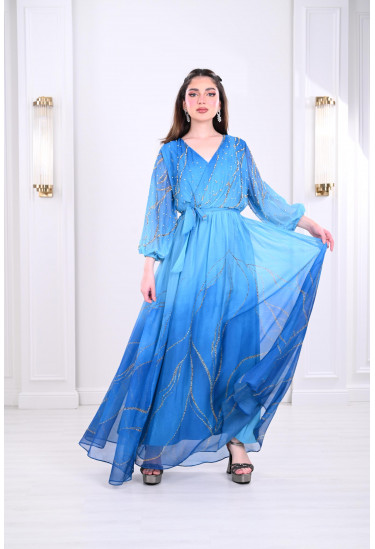 فستان نسائي بالألوان  الساحرة 