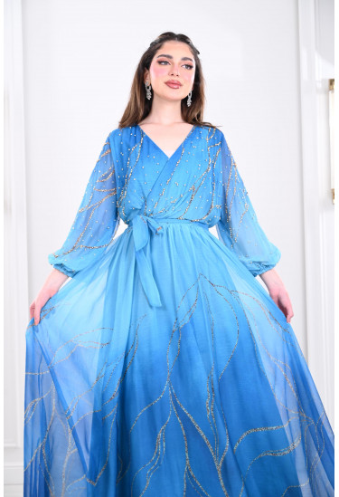 فستان نسائي بالألوان  الساحرة 