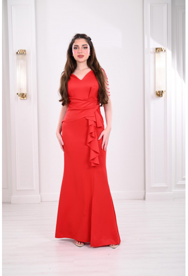 فستان نسائي بقصة قلب ساحرة