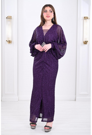 فستان نسائي بخصر مزين بشكل الجوهرة فستان نسائي بخصر مزين بشكل الجوهرة