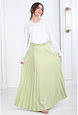 تنورة بيليسيه بسلسال على الخصر