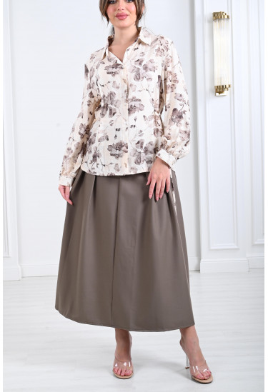 تنورة نسائي صيفي راقي و مميز تنورة نسائي صيفي راقي و مميز