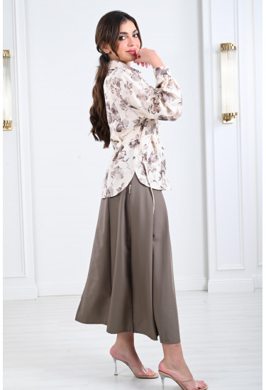 تنورة نسائي صيفي راقي و مميز تنورة نسائي صيفي راقي و مميز