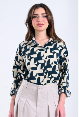 بلوزة صيفية بطبعات خلابة