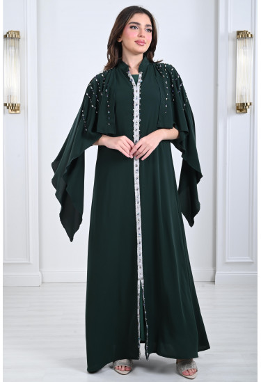 جلابية نسائية فاخرة بأكمام منسدلة 