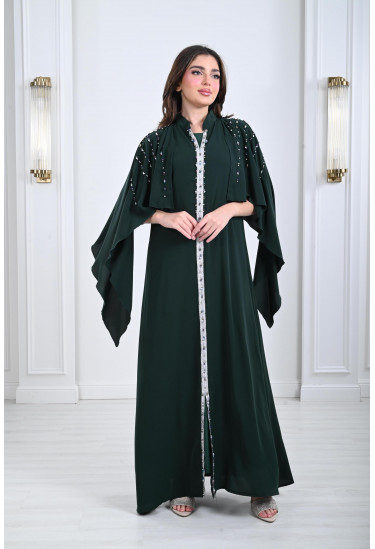 جلابية نسائية فاخرة بأكمام منسدلة 