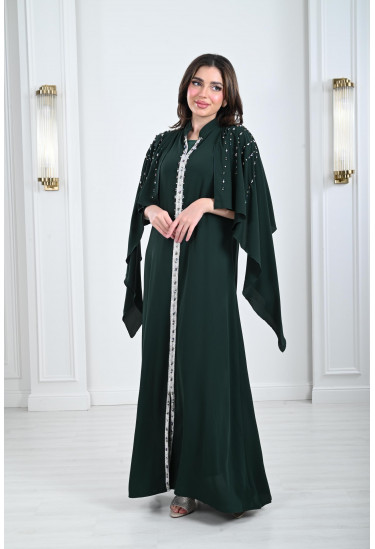 جلابية نسائية فاخرة بأكمام منسدلة 