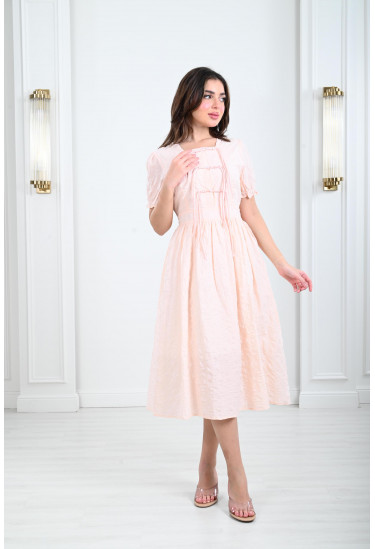 فستان ميدي ناعم 