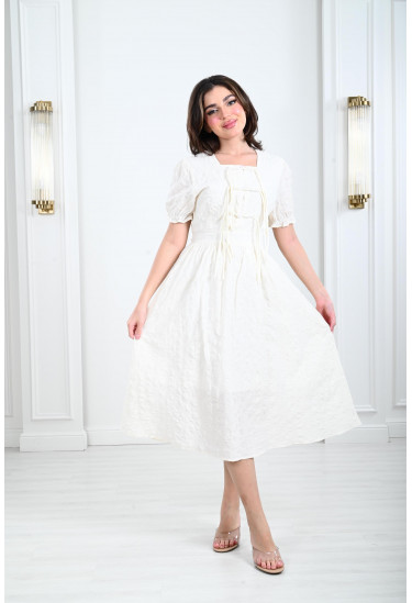 فستان ميدي ناعم 