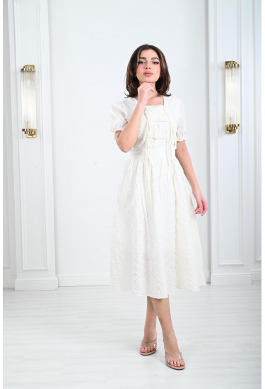 فستان ميدي ناعم 