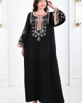 جلابية نسائية بتطريز بارز 